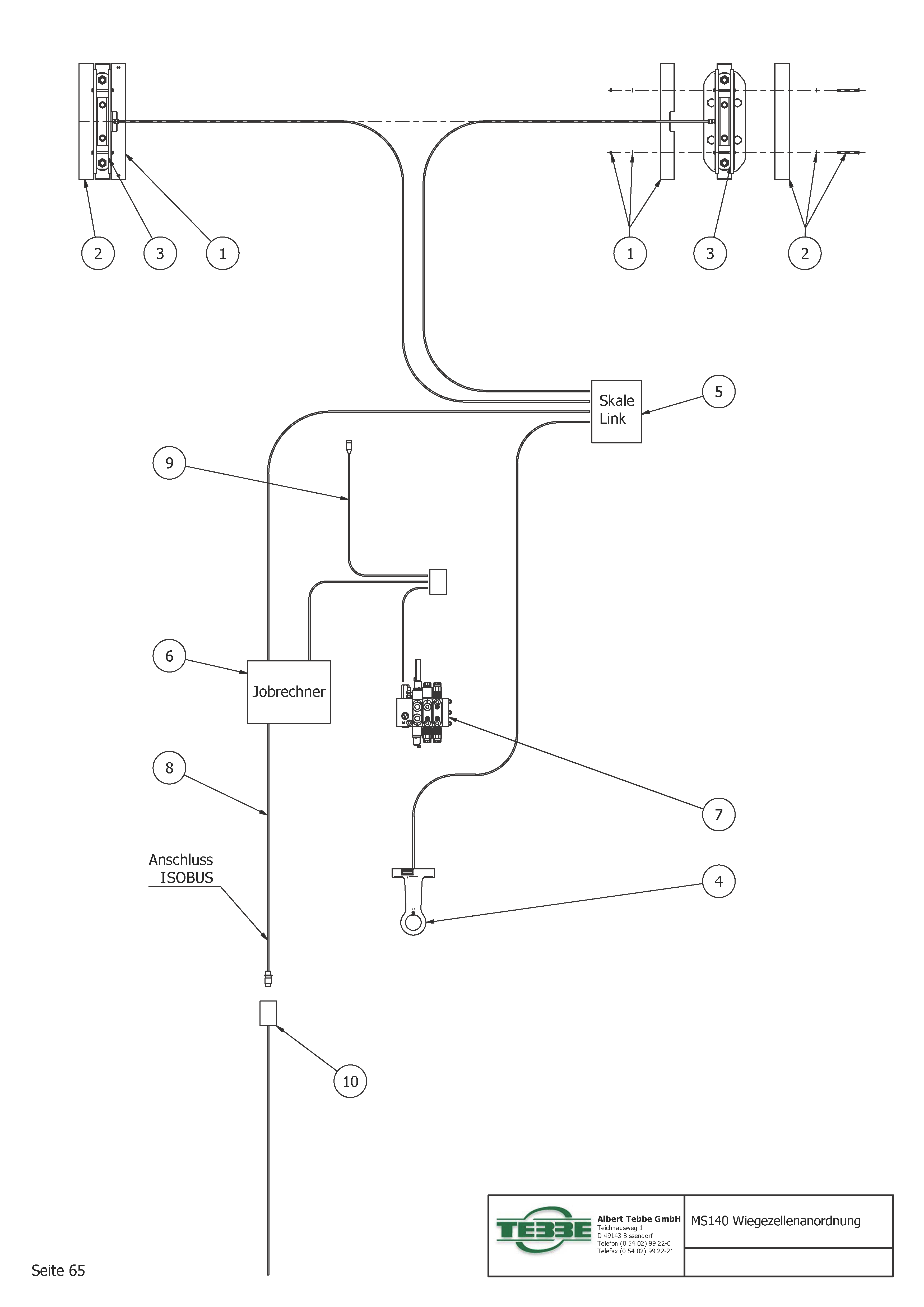 MS140 Weegcelopstelling